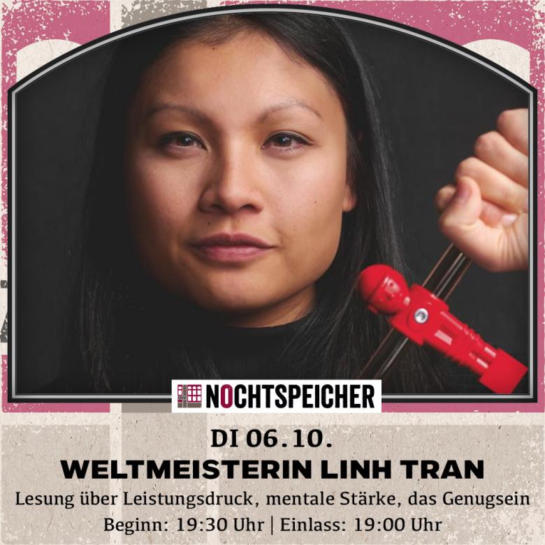 Bestseller-Lesung: Weltmeisterin Linh Tran über Leistungsdruck, mentale Stärke und das Genugsein